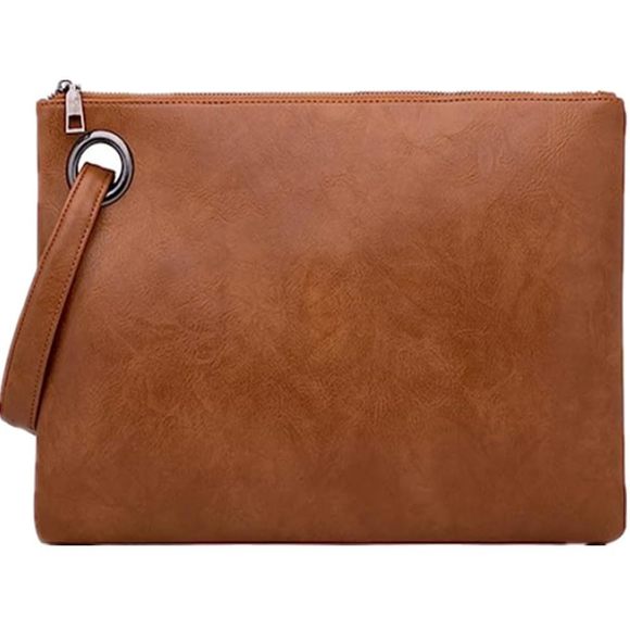 Unique Vegan Clutch Bag Pu Leather Envelope Clutch Bag Handbag ^_^ - Picture 1 of 6